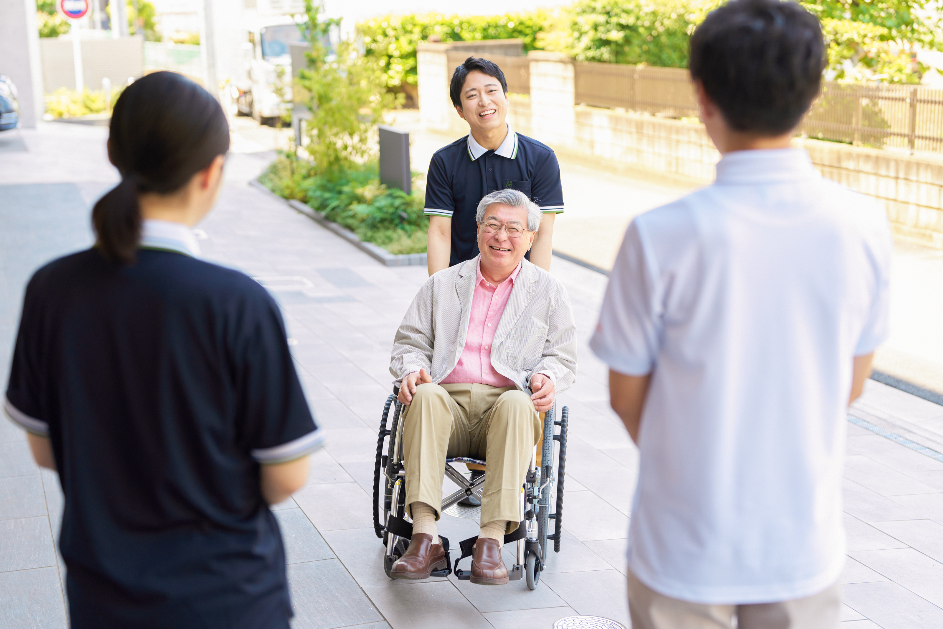 デイサービスセンター出発