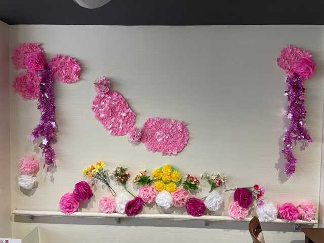 花紙で作った桜の作品
