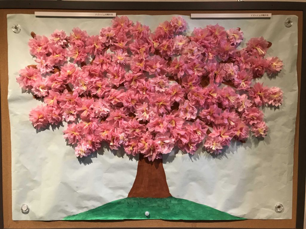 満開の桜の装飾