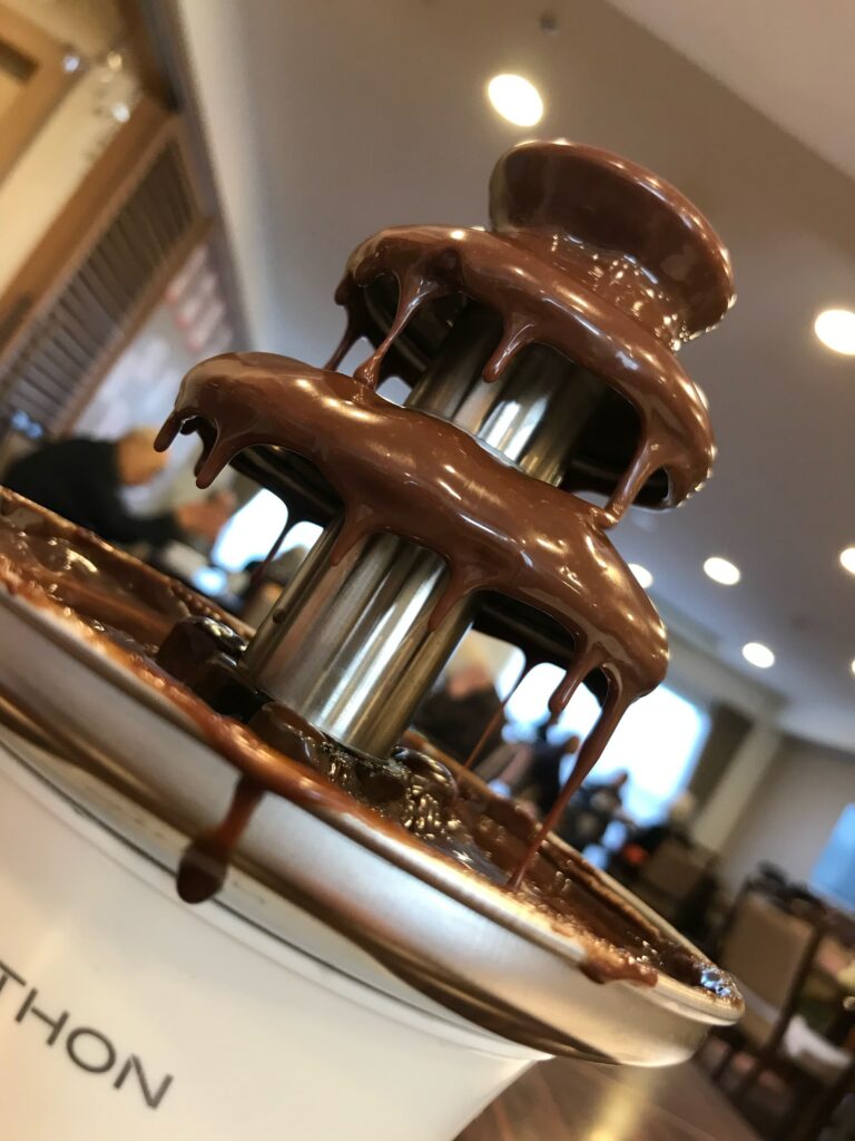 チョコレートフォンデュの機械