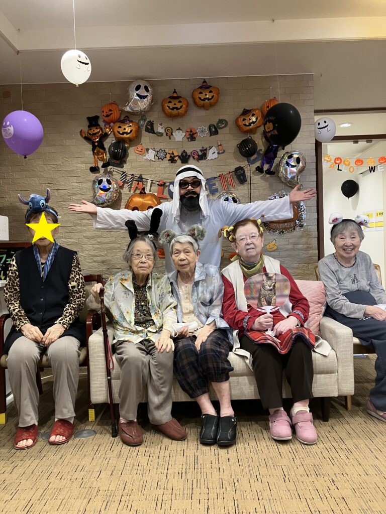 ハロウィンの記念写真