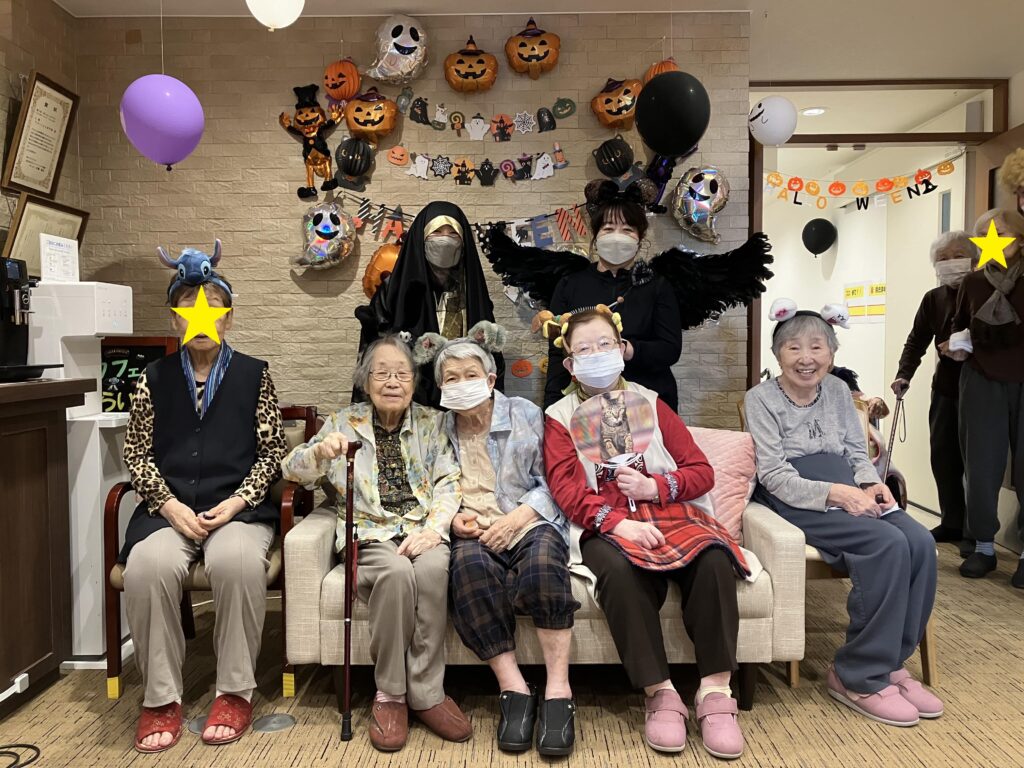 ハロウィンの記念写真