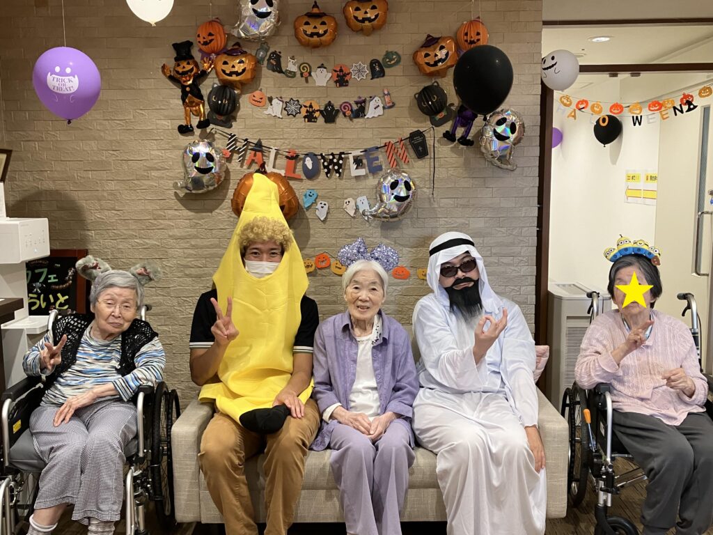 ハロウィンの記念写真