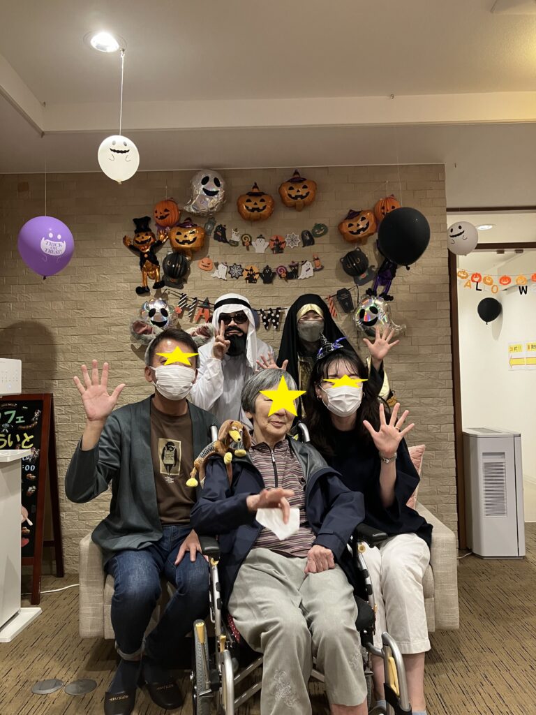 ハロウィンの記念写真