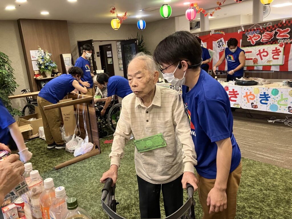 納涼祭での一コマ