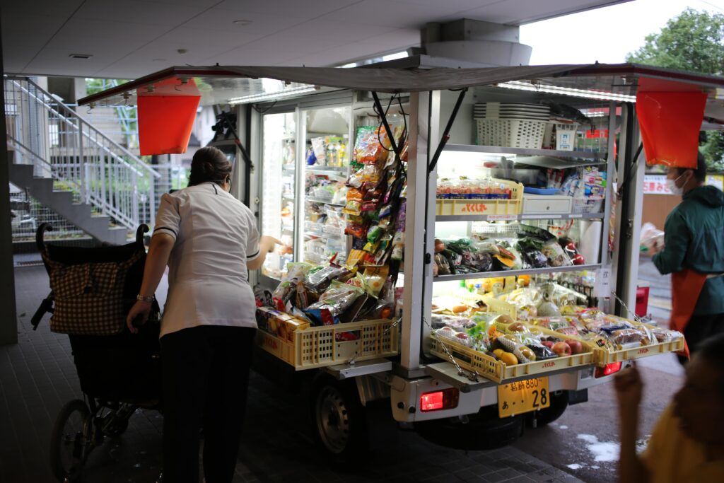 移動販売の車