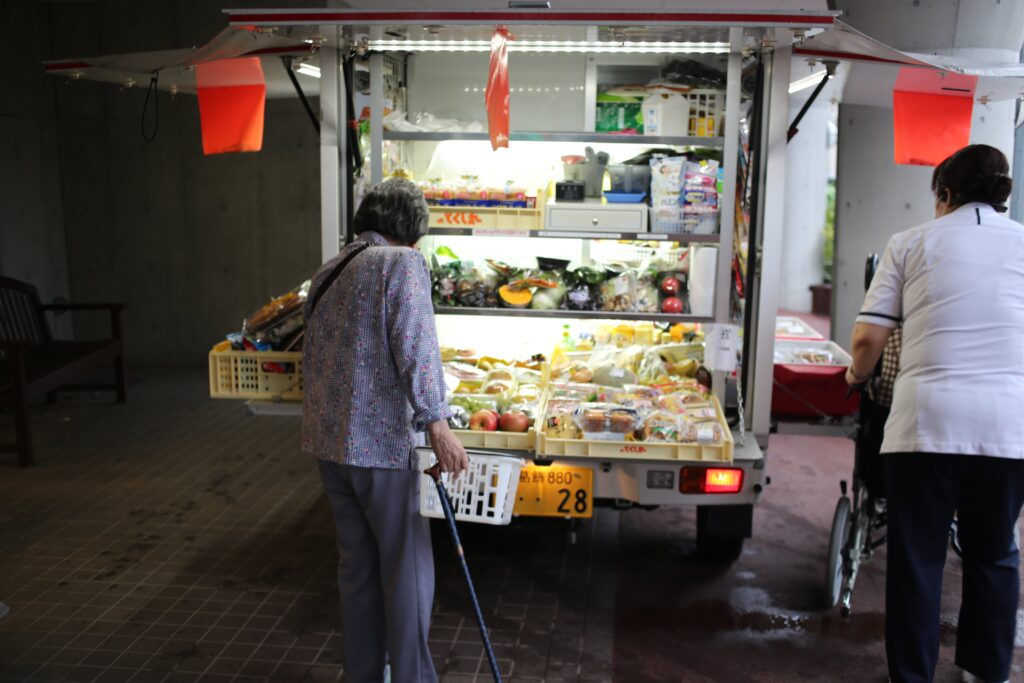 移動販売の野菜