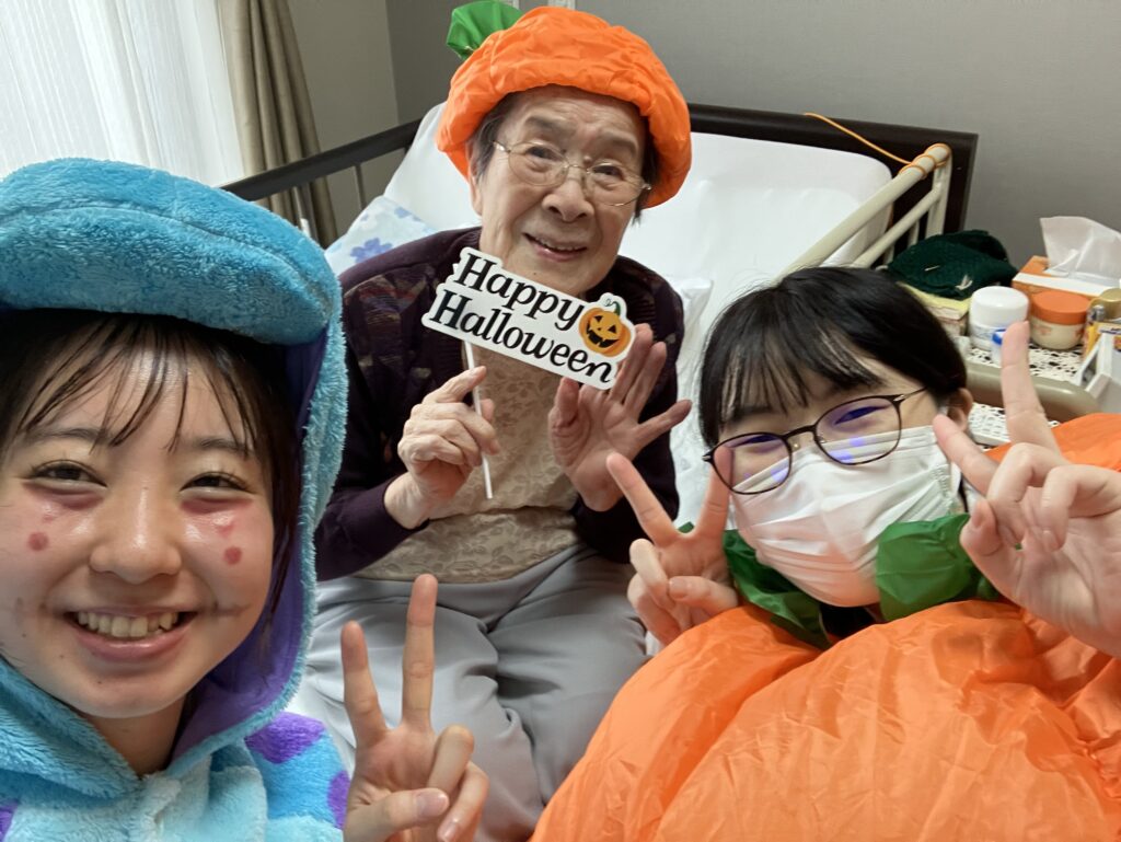 ハロウィンの記念写真