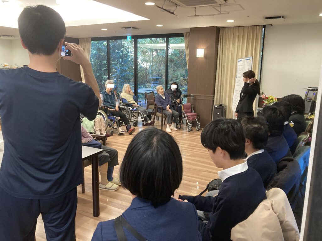 学生との交流会