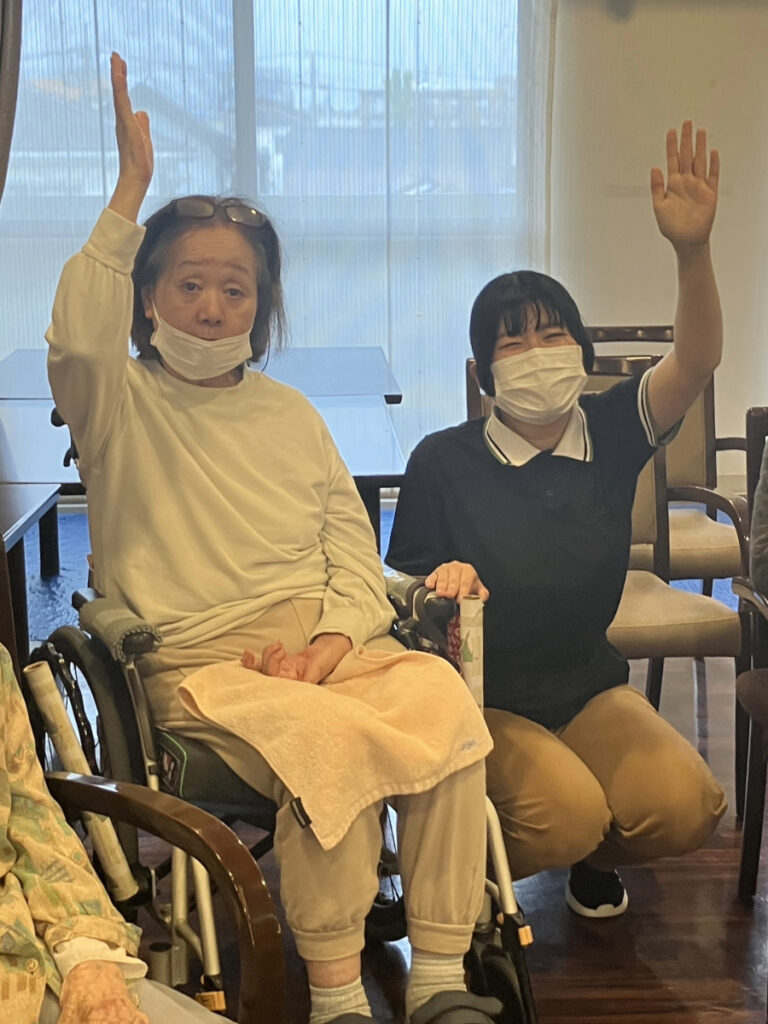 択一クイズの様子