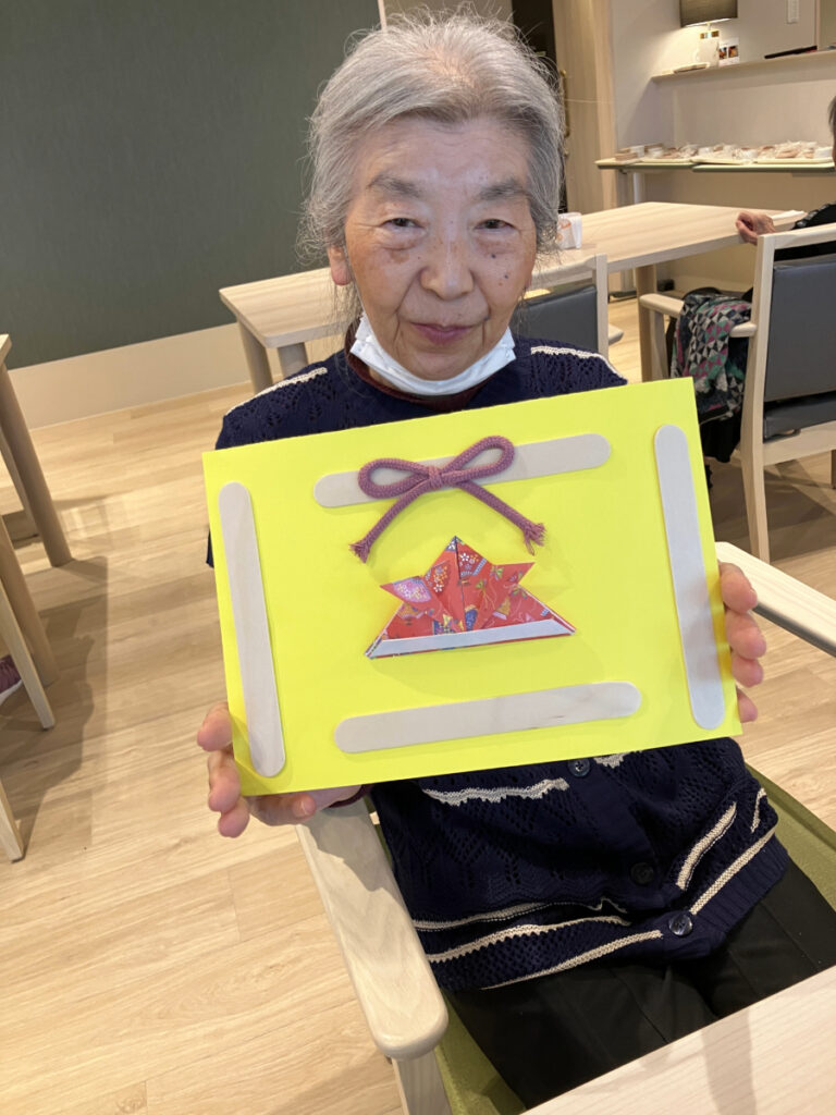 折り紙で兜制作