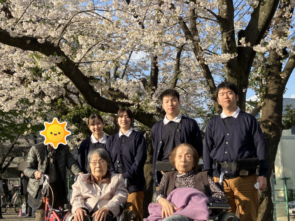 お花見の様子