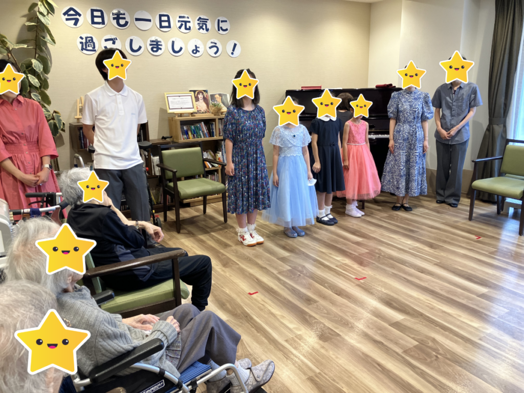 音楽教室の生徒さんによる七夕音楽祭