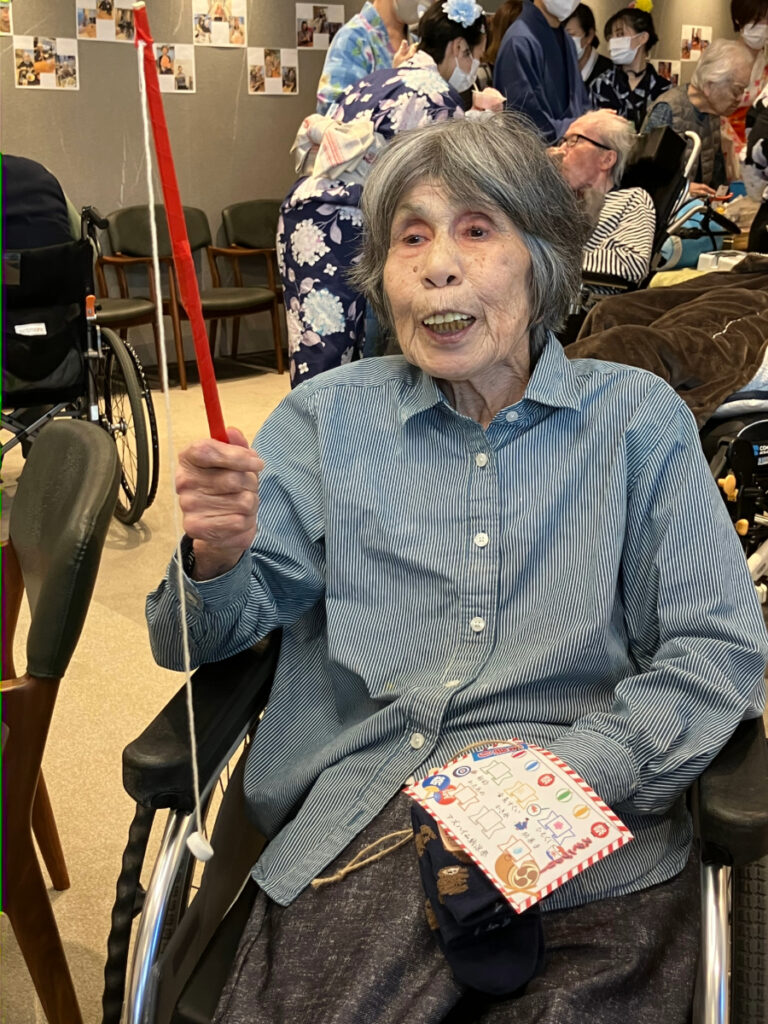 納涼祭 縁日コーナーでのひもくじ