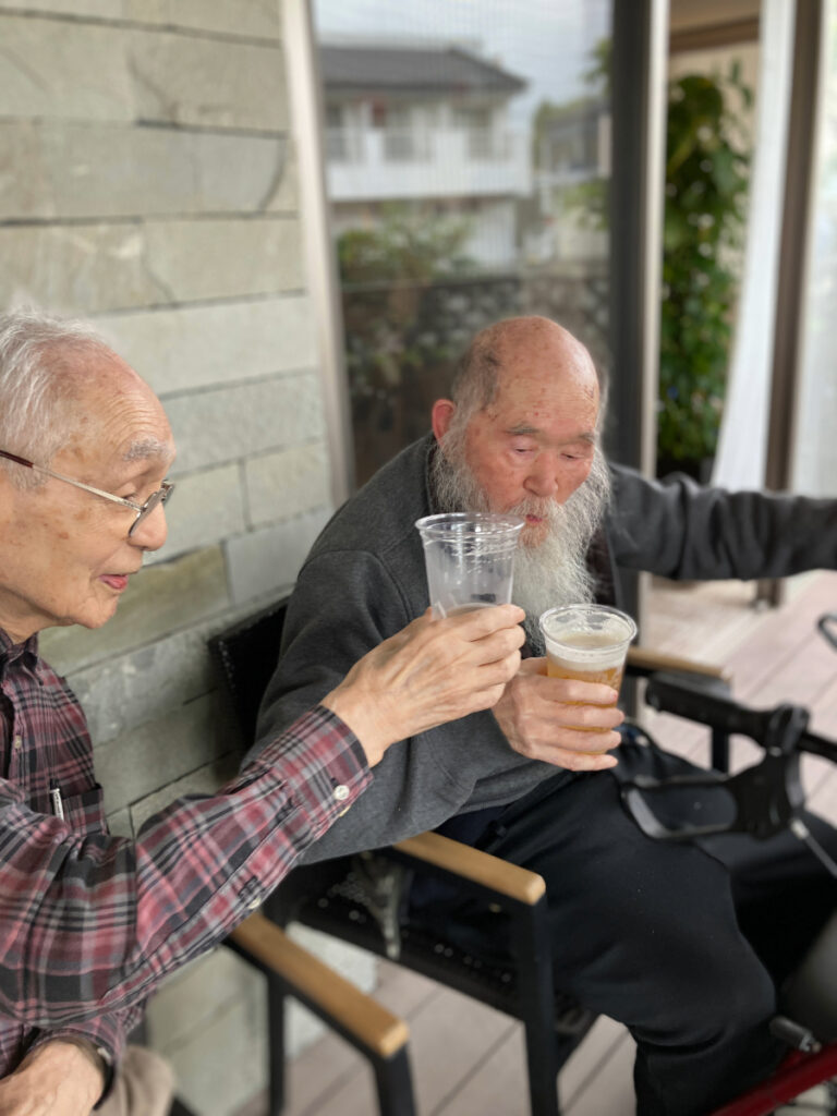 オリオンビールで乾杯