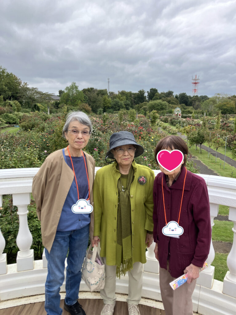 バラとご入居者