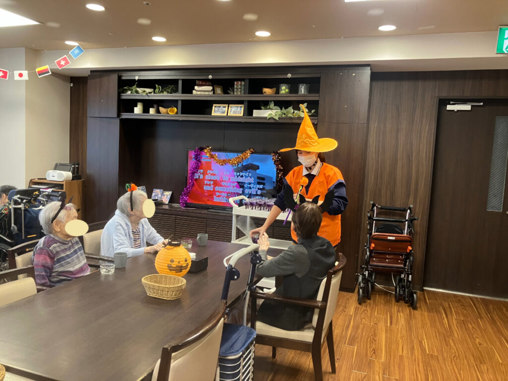 ハロウィンパーティーの様子