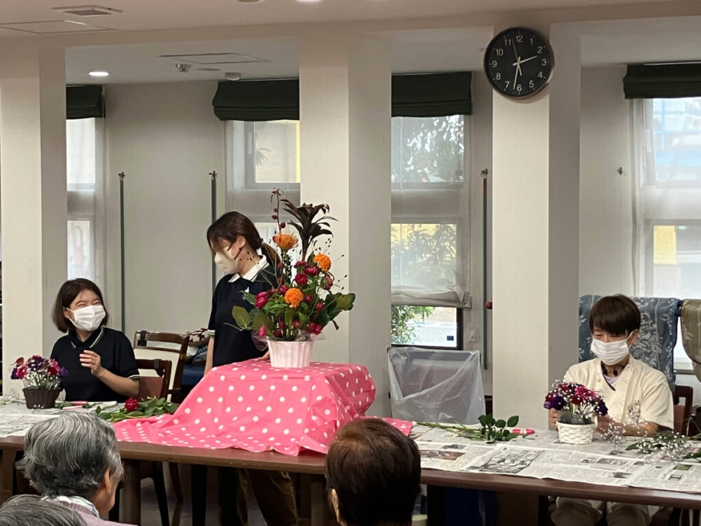 フラワーアレンジメント研修