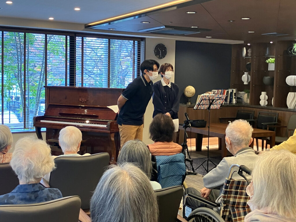 ピアノコンサートの様子
