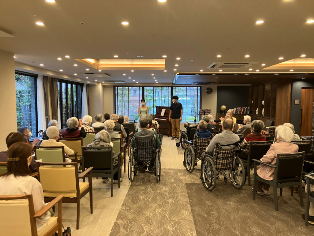 ピアノコンサートの様子