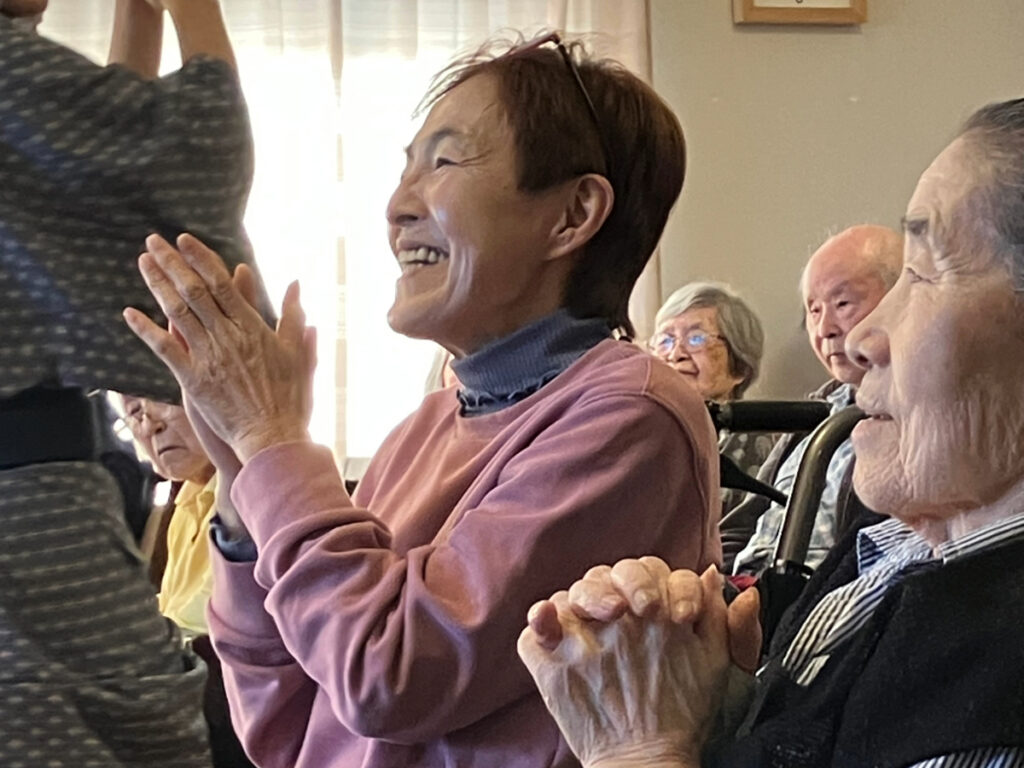 素晴らしい演技に拍手喝采