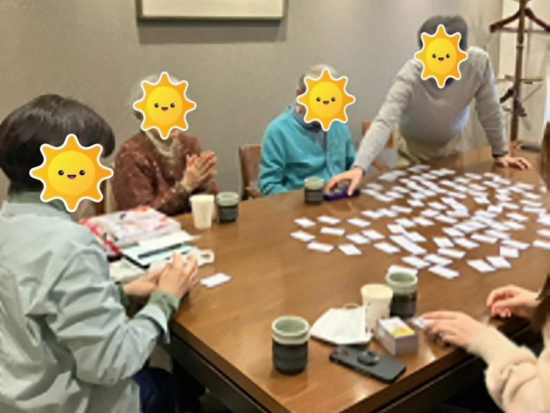 夢プロジェクト ご家族と百人一首