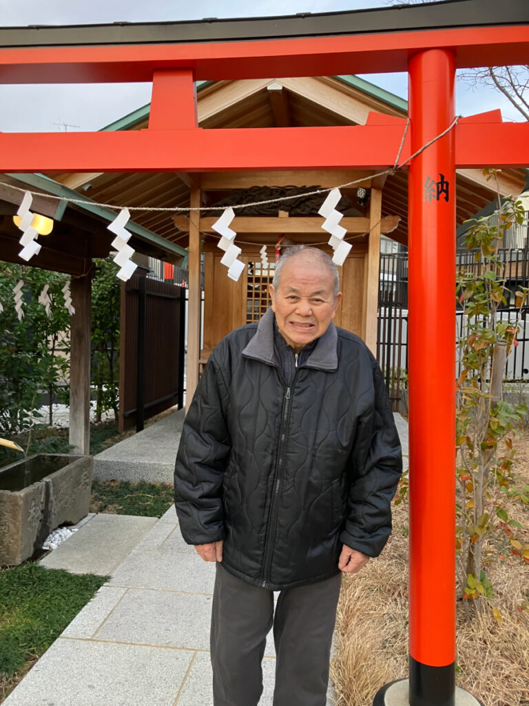 黒鶴稲荷神社へ初詣