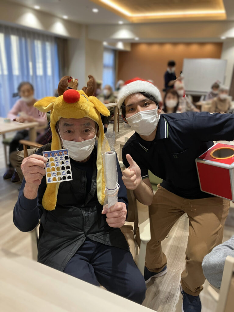 ビンゴ大会の様子