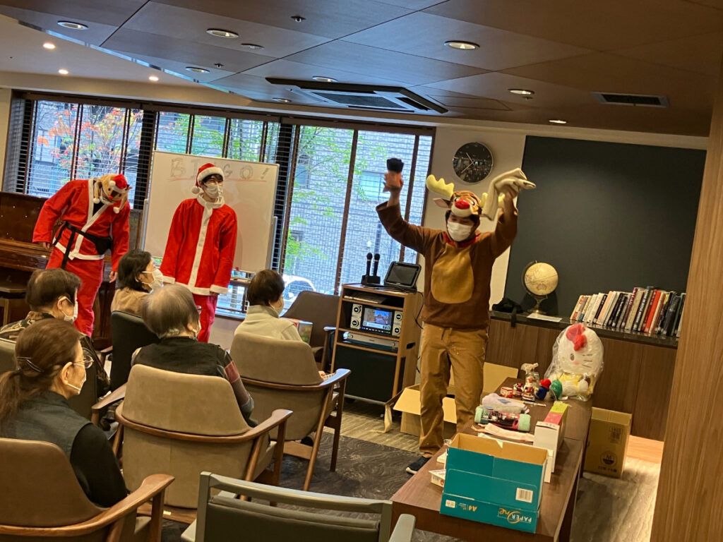 ビンゴ大会の様子