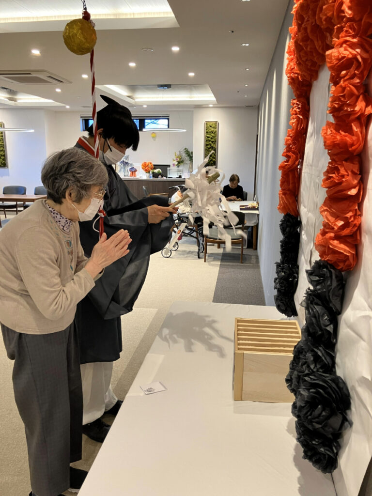 愛寿神社へ初詣