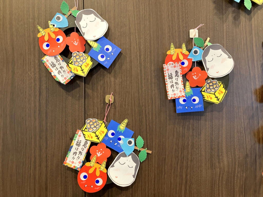 節分の手作り飾り