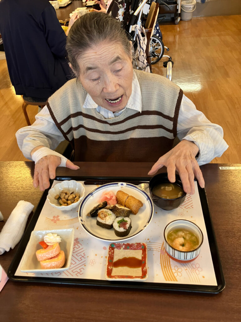 節分特別メニューのランチ