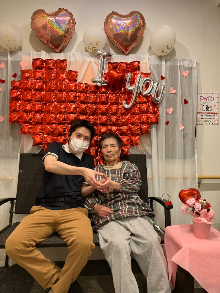 バレンタインフォトスポット