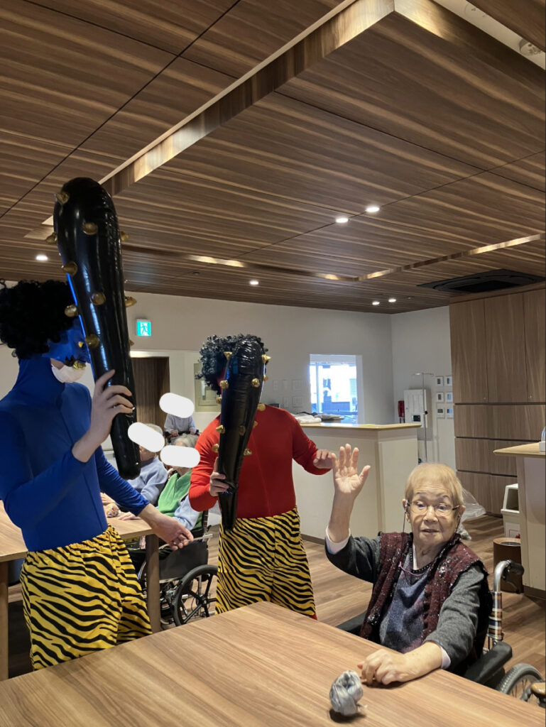 鬼を笑顔で呼ぶご入居者
