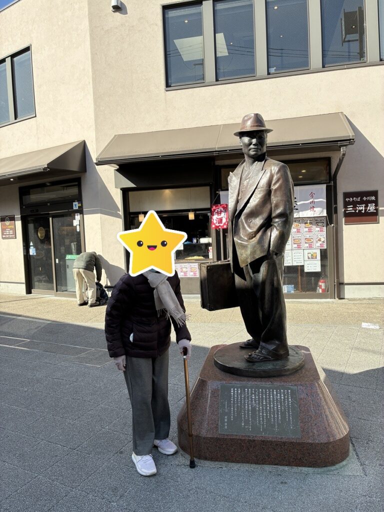 虎さんと記念撮影