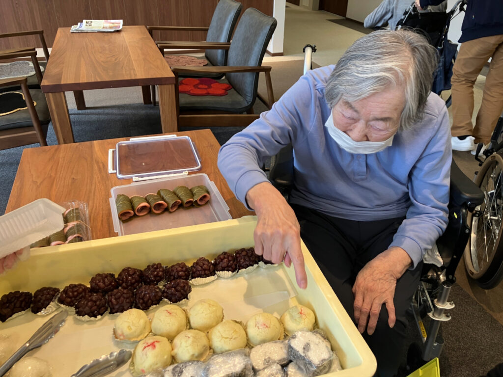 和菓子の店頭販売イベント