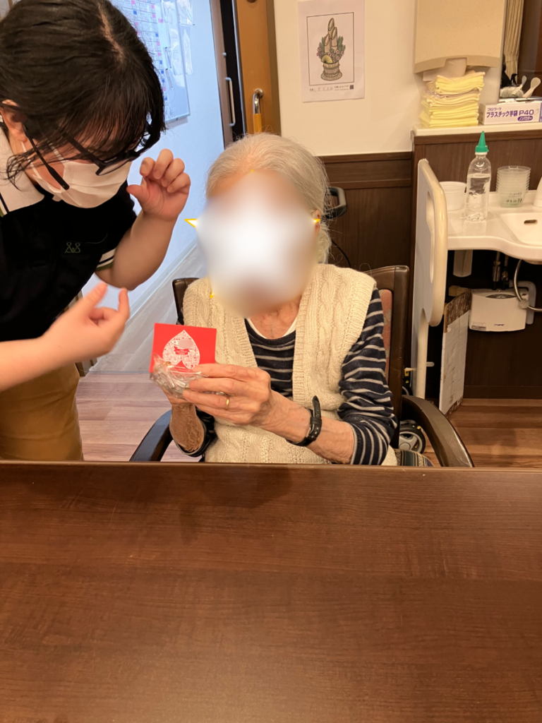 バレンタインにメッセージのプレゼンント