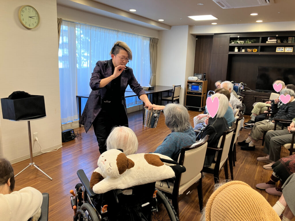 マジックショーの様子