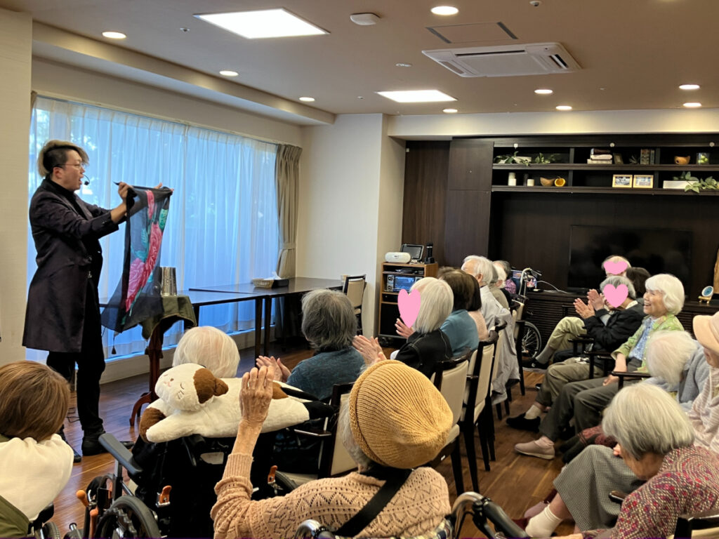 マジックショーの様子