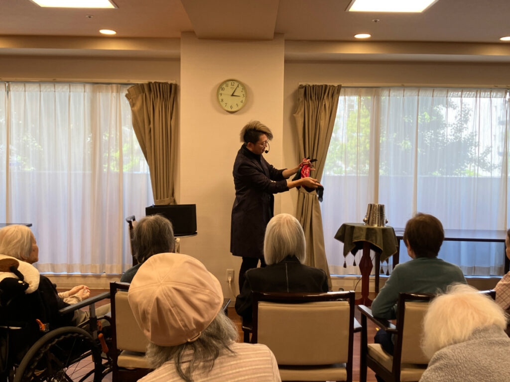 マジックショーの様子