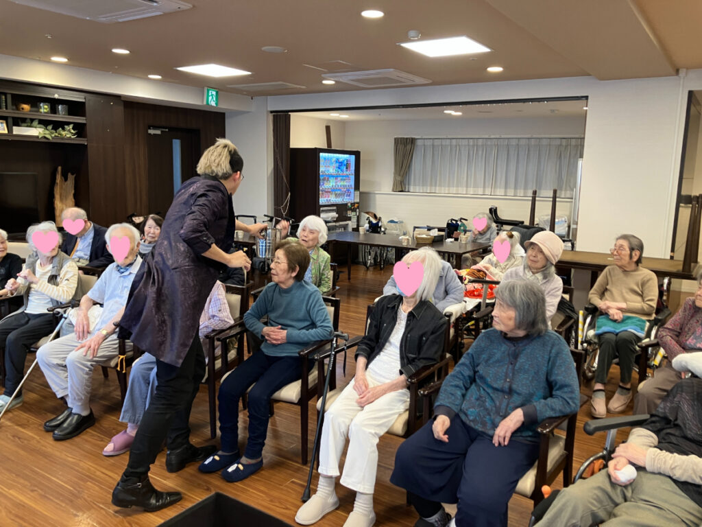 マジックショーの様子