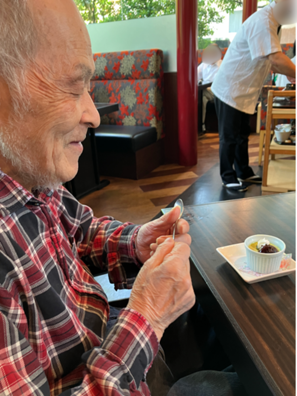 懐石ランチを楽しむご入居者