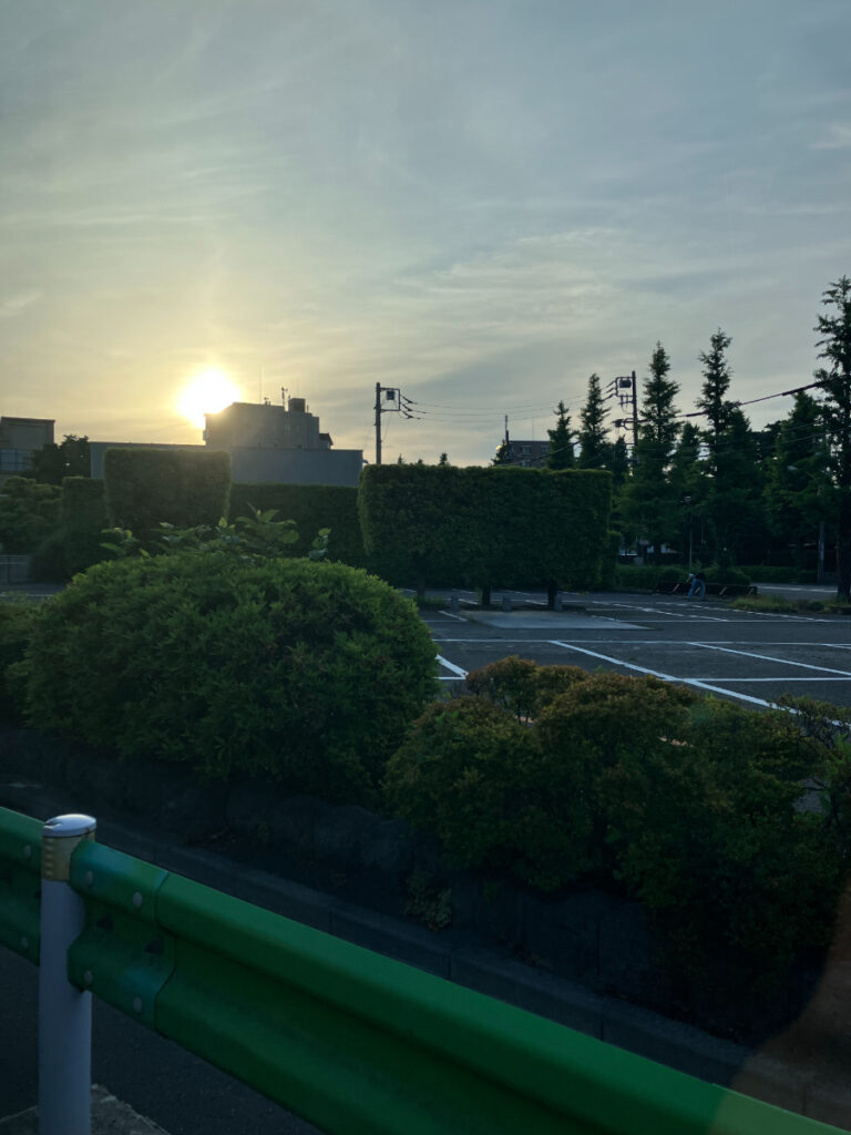 夕暮れ散歩