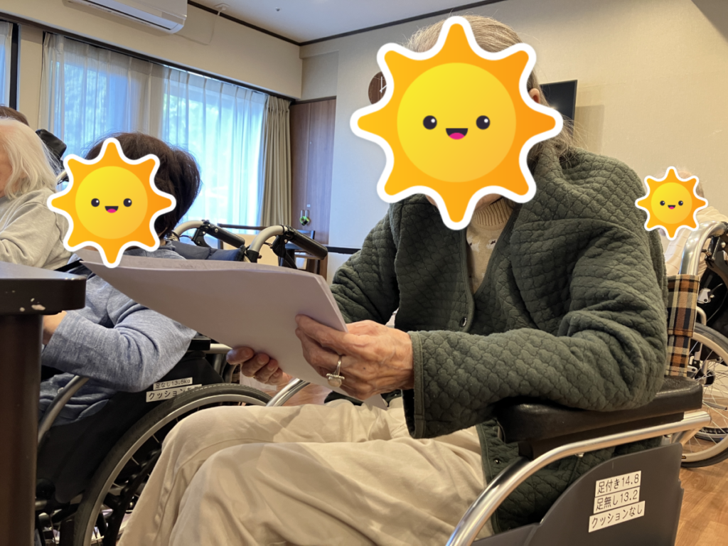 合唱サークルを楽しむご入居者