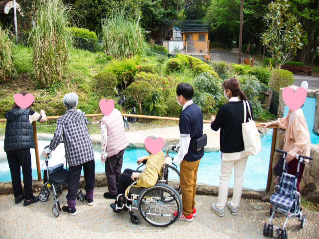 動物園外出レクリエーション