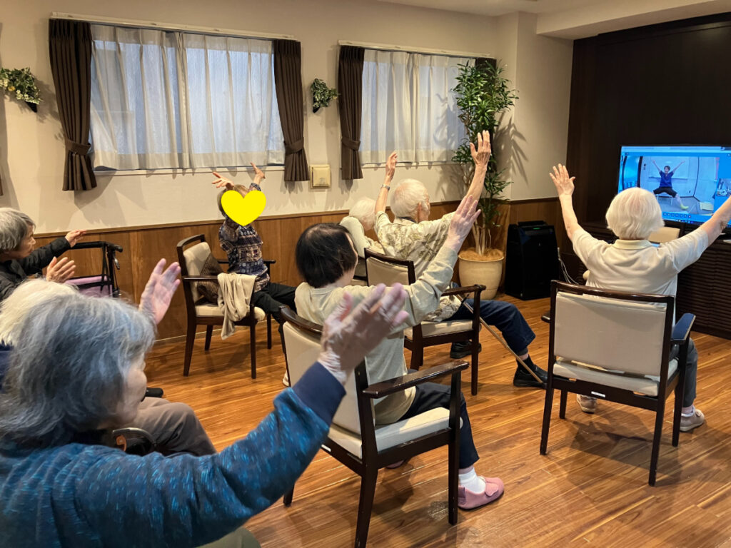 オンラインリハビリの様子
