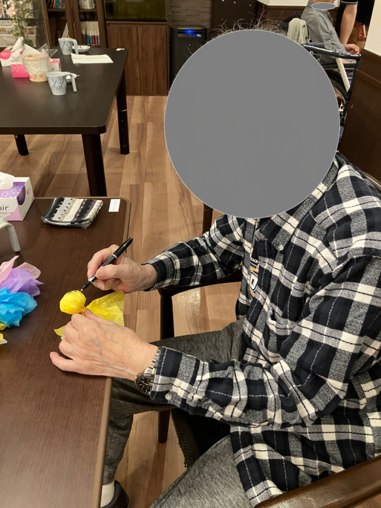 てるてる坊主作り