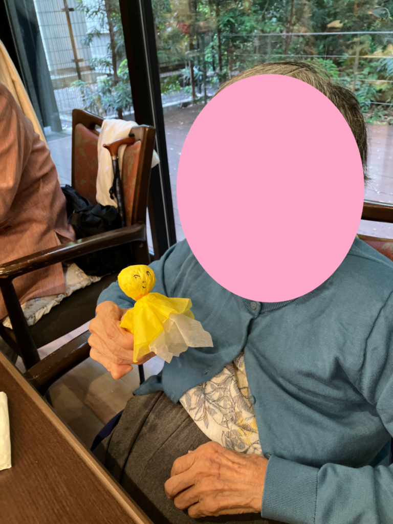 てるてる坊主作り