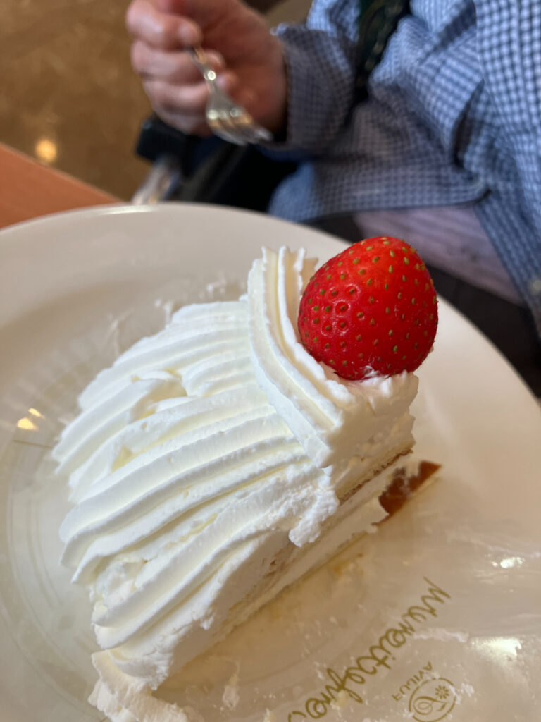 不二家のショートケーキ
