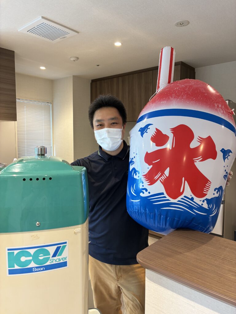 本格的なかき氷レクリエーション